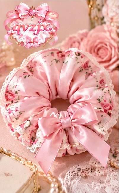 Pastel Bow Scrunchie Collection