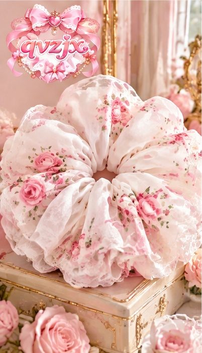 Romantic Lace Statement Scrunchie Collection